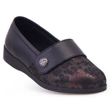 Carmen - Elastane Widefit Shoe by Cosyfeet