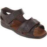 Cosyfeet Bingley Men's Wide Fit Leather Sandals