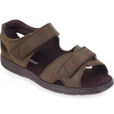 Cosyfeet Bingley Men's Wide Fit Leather Sandals