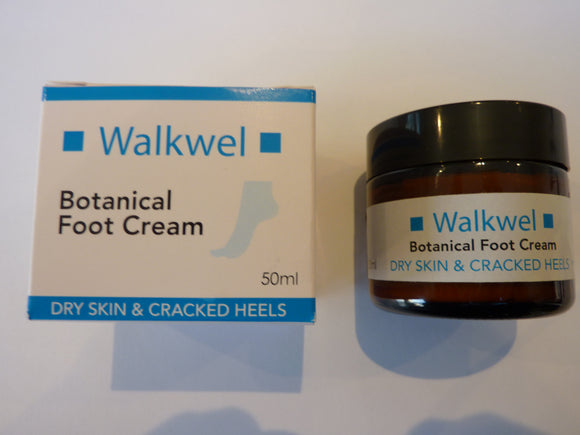 Botanical Foot Cream for dry skin and cracked heels by Walkwel