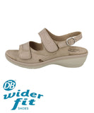 GEORGINA 2V - Womens Wide Fit Sandals by DB Shoes