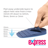 5 Layer Heel Elevator (Mid Density) by Express Orthopaedic