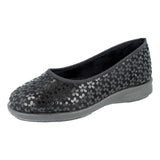 Virginia 6V-  Wide Fit Stretch Fabric Slip-On House Shoes by DB Shoes