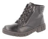ALICE 2V - Womens Wide Fit Zip and Lace Ankle Boots by DB Shoes