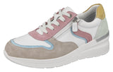 Bat 6V - Womens Wide Fit Wedge Heel Easy Access Trainers by DB Shoes