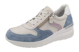 Bat 6V - Womens Wide Fit Wedge Heel Easy Access Trainers by DB Shoes