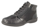 ELLA 2V - Womens Wide Fit Zip Up Boots by DB Shoes
