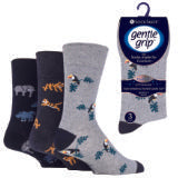 MENS GENTLE GRIP SOCKS - 3 PACK