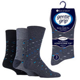 MENS GENTLE GRIP SOCKS - 3 PACK
