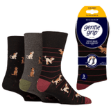 MENS GENTLE GRIP SOCKS - 3 PACK