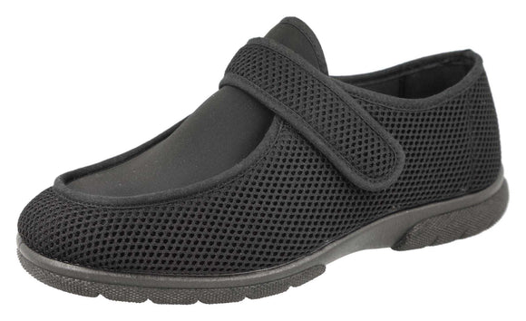 JAMIE 2V - Mens Wide Fit Stretch Fabric Strap Shoes by DB