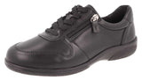 MOLLIE 2V -Womens Wide Fit Zip and Lace Shoes by DB Shoes