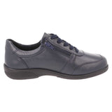 MOLLIE 2V -Womens Wide Fit Zip and Lace Shoes by DB Shoes