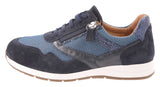 AVA 2V - Womens Wide Fit Zip and Lace Trainers by DB Shoes