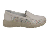 Beetle 2V - Womens Wide Fit Stretch Panel Casual Loafer Shoes by DB Shoes