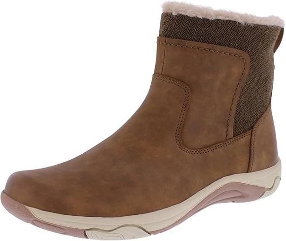 Charlie - Women's Leather Comfort Ankle Boots with Memory Foam by Free Spirit