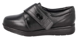 Cher 2v - Womens Wide Fit Touch Strap Flat Shoe by DB Shoes
