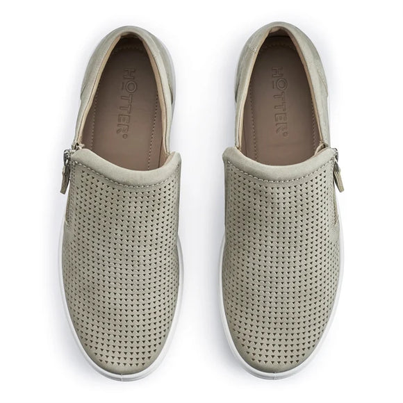 DAISY - zip up standard fit casual shoe by hotter