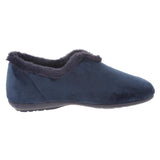 Faye 2V - Womens wide fit slip on slippers by DB Shoes