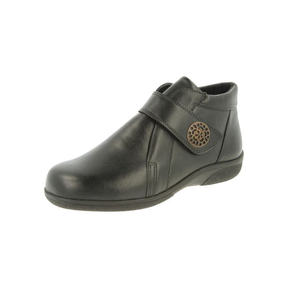 FIELDFARE 2V - Womens Wide Fit Easy Access Ankle Boots by DB Shoes