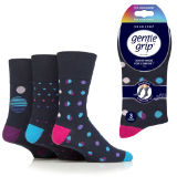 MENS GENTLE GRIP SOCKS - 3 PACK