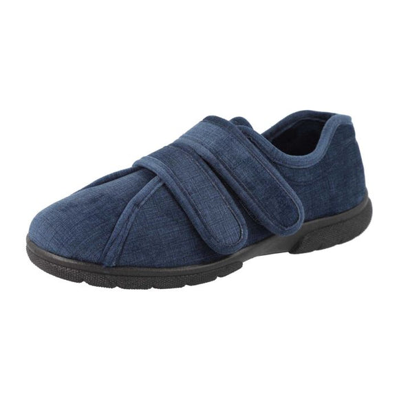 HAMILTON 6V - Mens Wide Fit Easy Access Slippers by DB Shoes