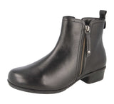 SEVILLE 2V Womens Wide Fit Ankle Boots by DB Shoes