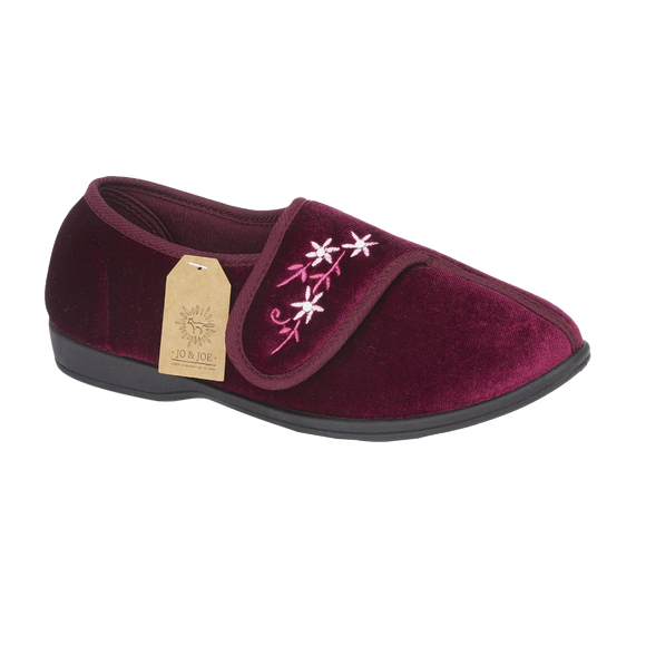VERONICA - Touch Fastening slipper by Jo & Joe