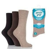 Gentle Grip Diabetic Socks - 3 Pack