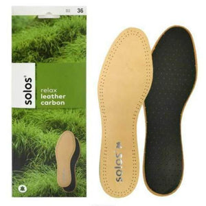Solos Relax Leather Carbon Insoles - Free Postage